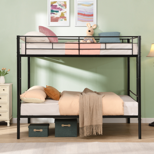 Full Over Full Metal Bunk Bed view 6