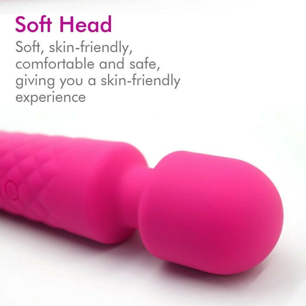 20 Speed Handheld Massager Wand Vibrating Massage Magic Full Body Therapy Motor