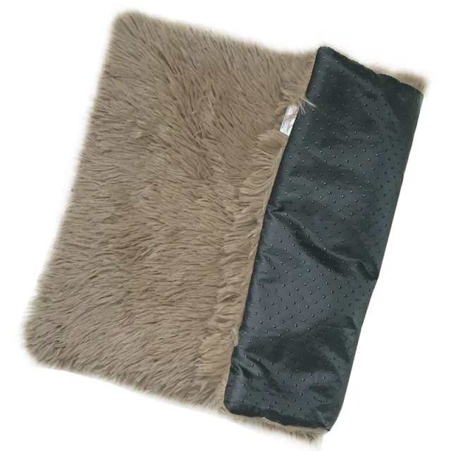 Cat Mat Dog Mat Autumn And Winter Washable Non slip Plush Pet Mat Light Brown - Shop at LoveMi