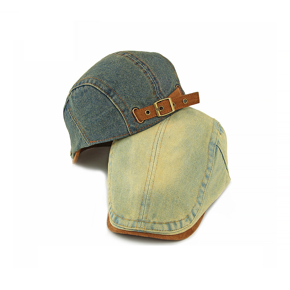 Men's And Women's Identical Distressed Suede Bag Edge Retro Workwear Style Forward Hat Suitable For Outdoor Camping, Weekend Shopping 4