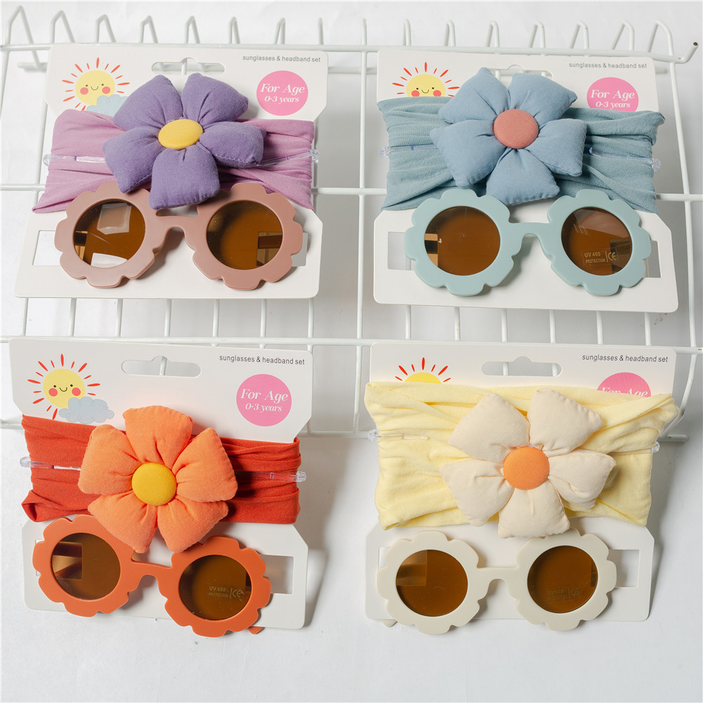 Children's Hair Band Glasses Set