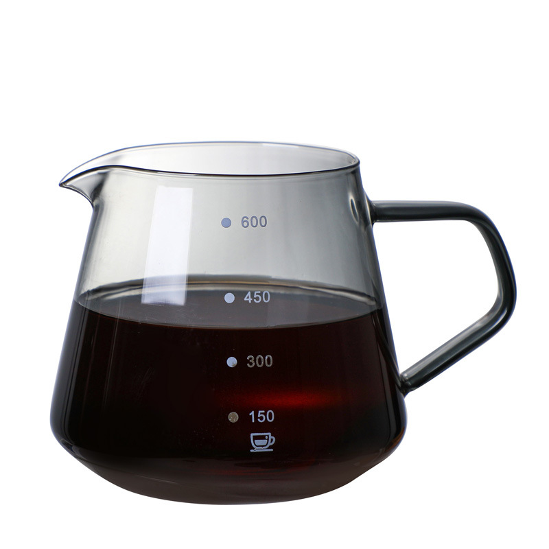 600ml clear black kettle