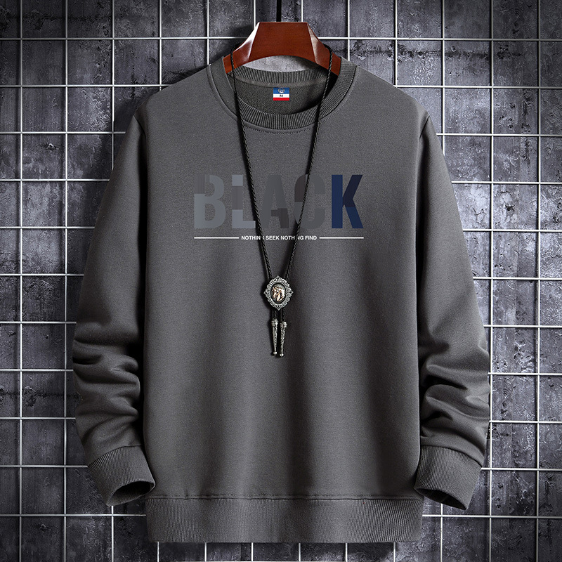 Round Neck Long Sleeve Thin Velvet Loose