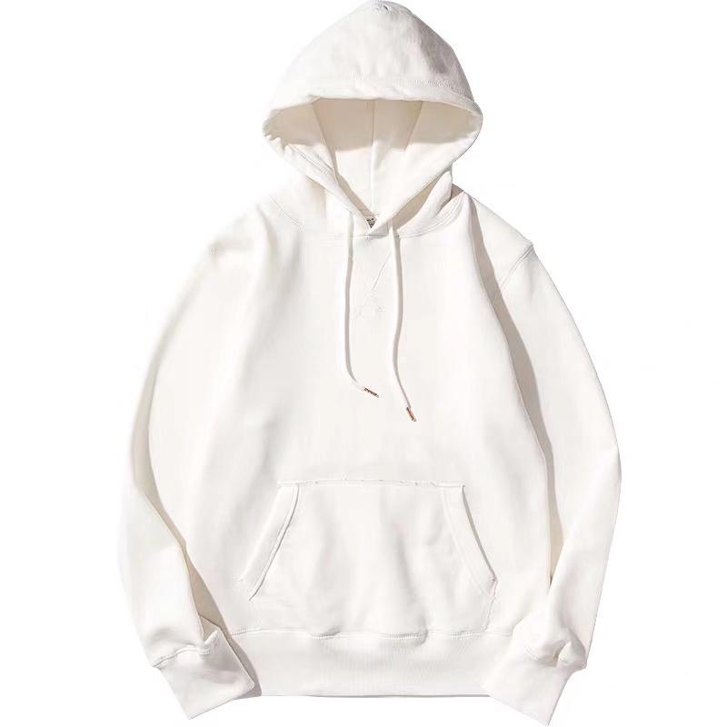 Terry Cloth Morandi Pullover Solid Color Hoodie