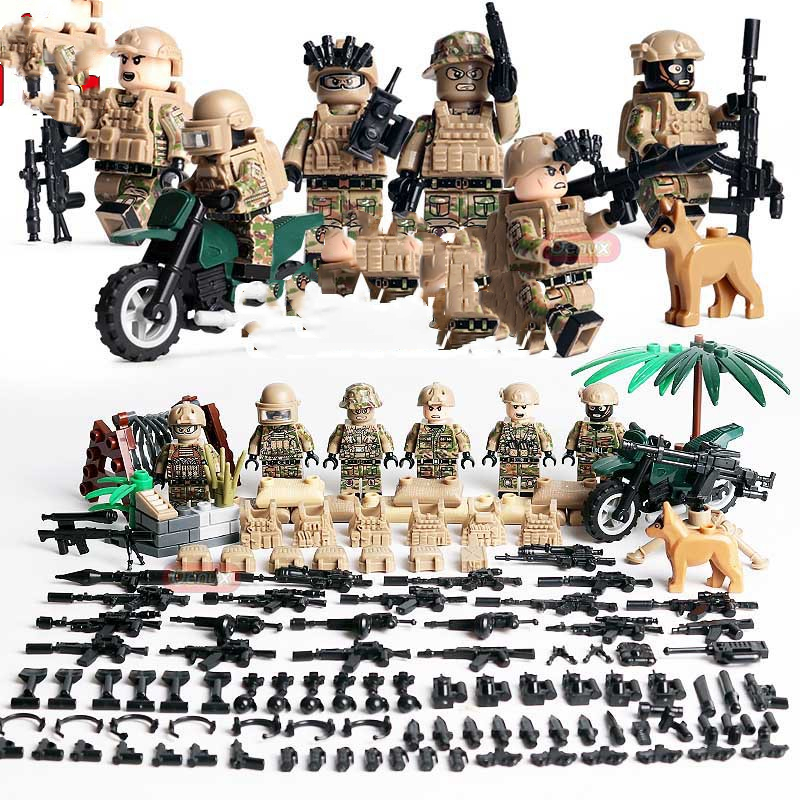 Title 3, Petites particules de figurines militaires asse...