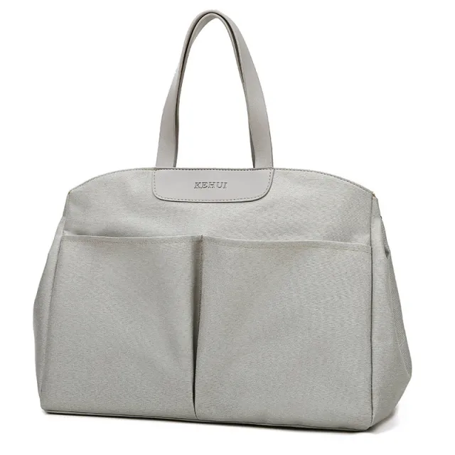 Functional Portable Thermal Insulation Maternal And Child Bag Shoulder Diagonal Large Capacity Grey - Shop at LoveMi