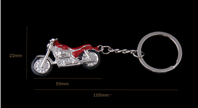 Title 6, Llavero de modelo de motocicleta 3D de metal de...