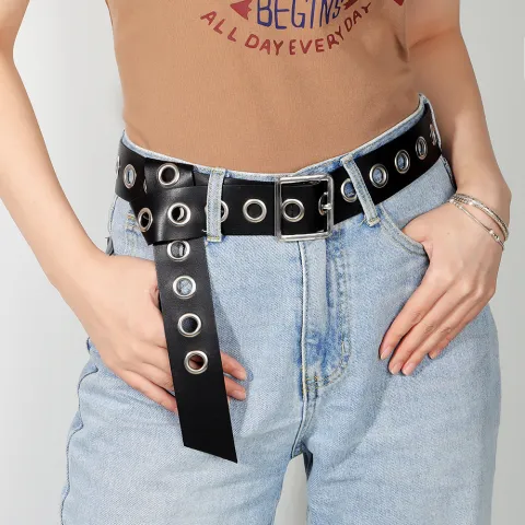 Men and Women Fashion Hollow Belt Personality Punk Style