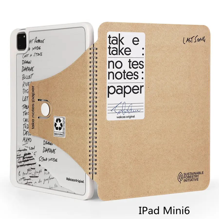 Kraft Paper Pattern Tablet Case