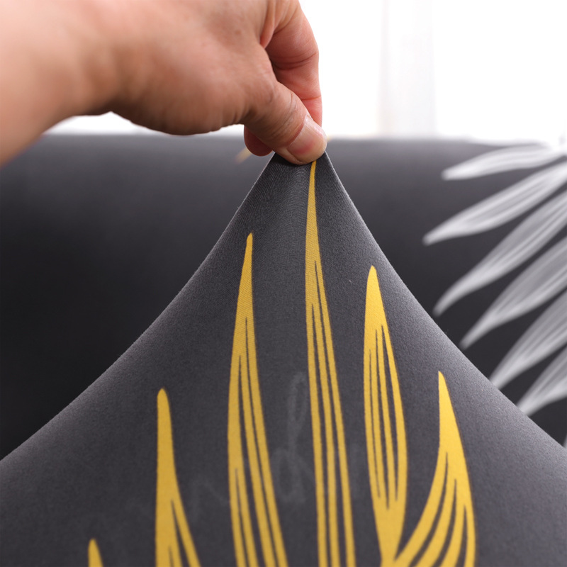 Loveseat Covers – Loveseat Cover Stretch Leaf Vervaine