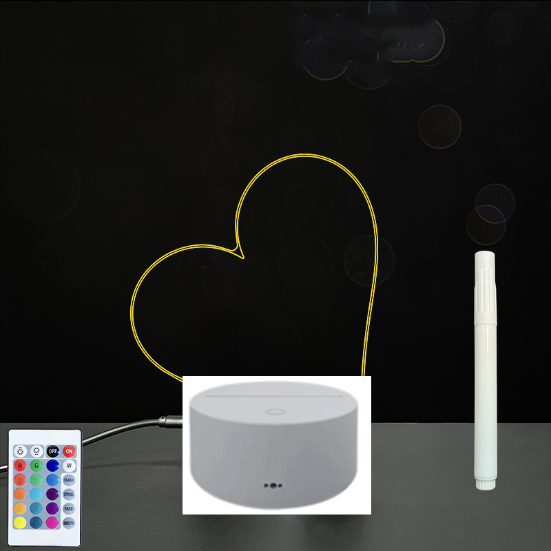 3D Acrylic Board Handwriting Message Board LED Light - Image 93