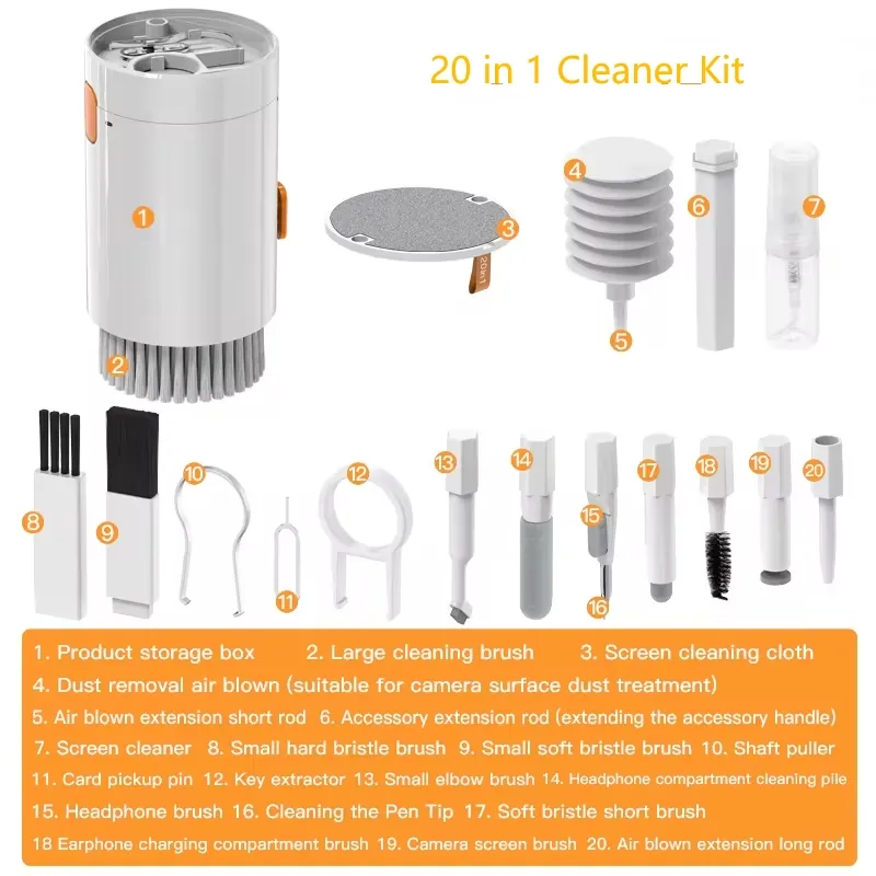 20 In 1 Laptop Phone Screen Cleaner