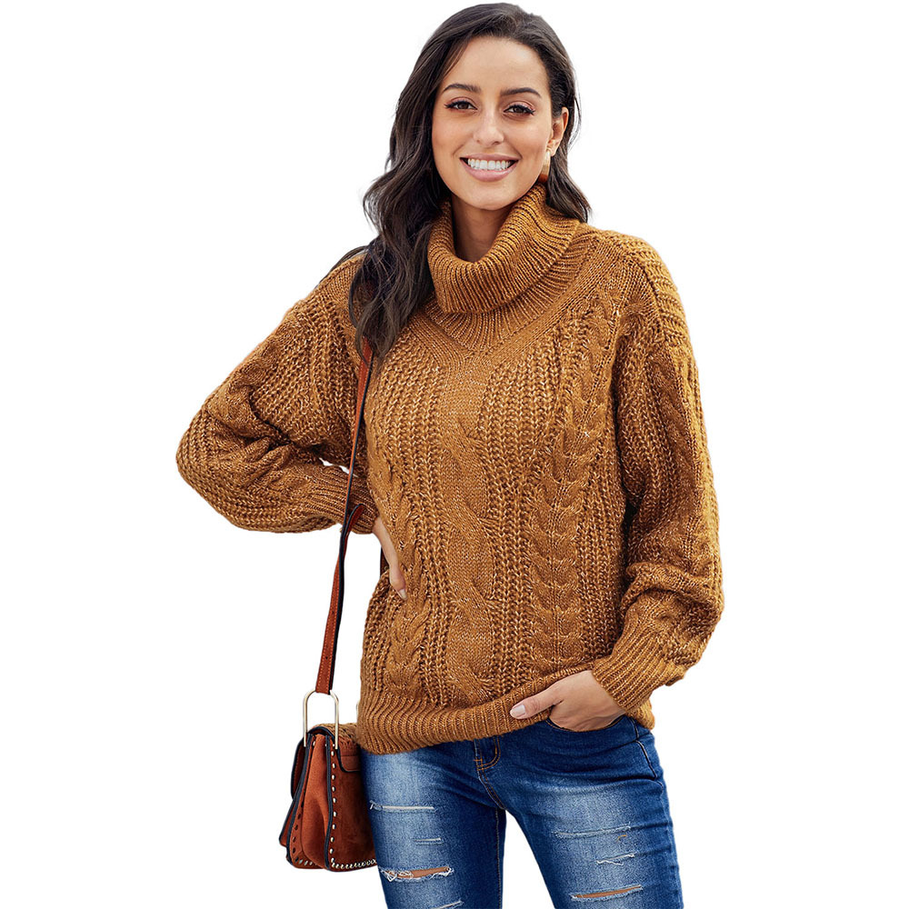 Women's Solid Color European And American Loose Plus Size Warm Sweater - Image 1