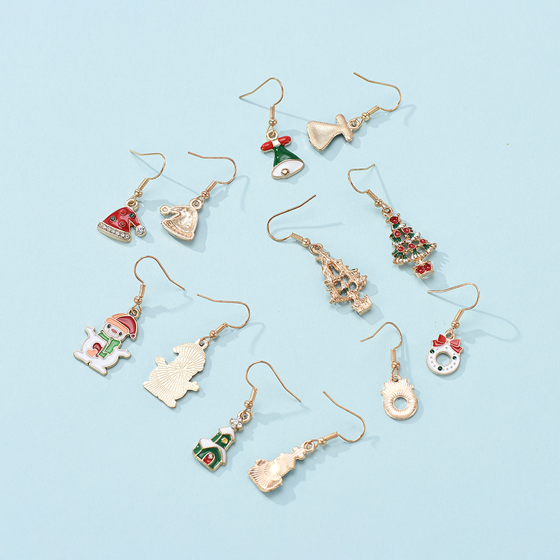 Personalized Solid Color Dual-use Short Earrings