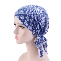 Stretch Hair Band Braid Hat Ethnic Style Fashion Scarf Muslim Ethnic - M1 - View 1