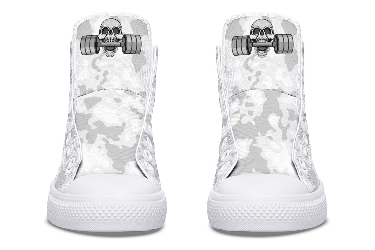 Printed Couple High-top Canvas Shoes