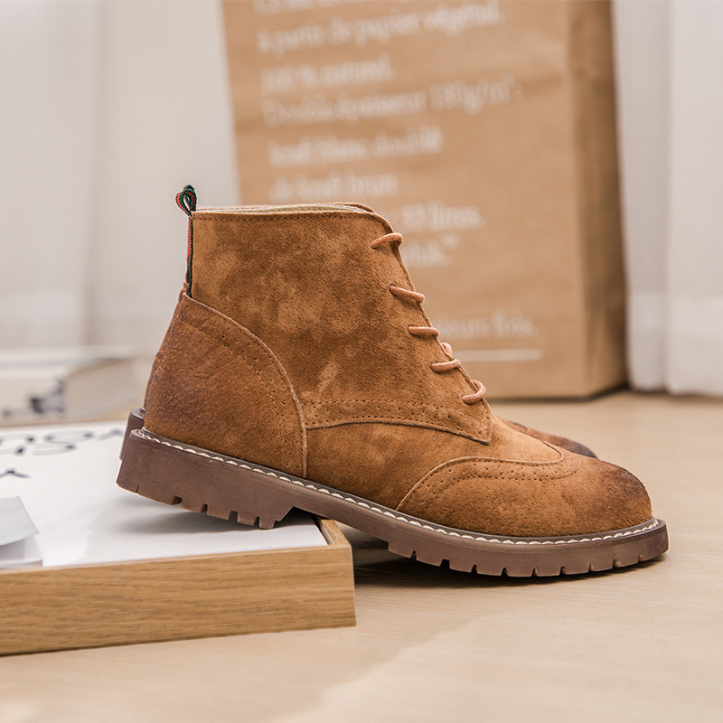 Title 12, Neue Leder Martin Boots für Herbst und Winter. ...