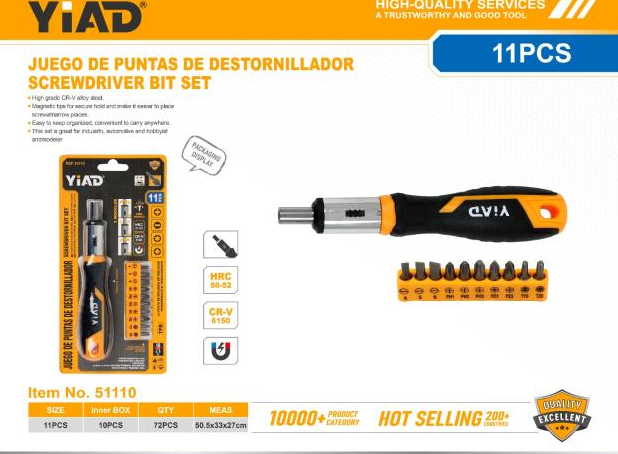 11-piece Screwdrivers Head Set -Only Support Self-pickup, Free Shipping Price Is Anti-auction Pric