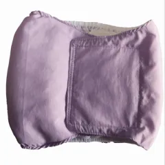 Pet Physiological Pants Dog Waterproof Menstrual Pants Velcro - Purple - View 1