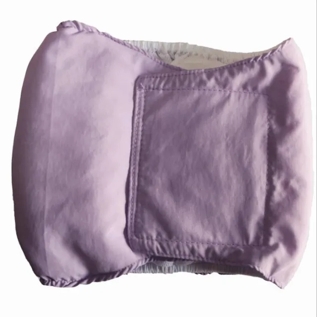 Pet Physiological Pants Dog Waterproof Menstrual Pants Velcro Purple - Shop at LoveMi