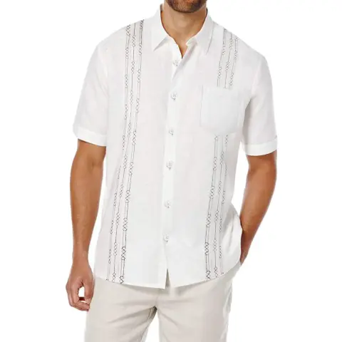Cuba Beach Top Pocket Guayabella Shirt