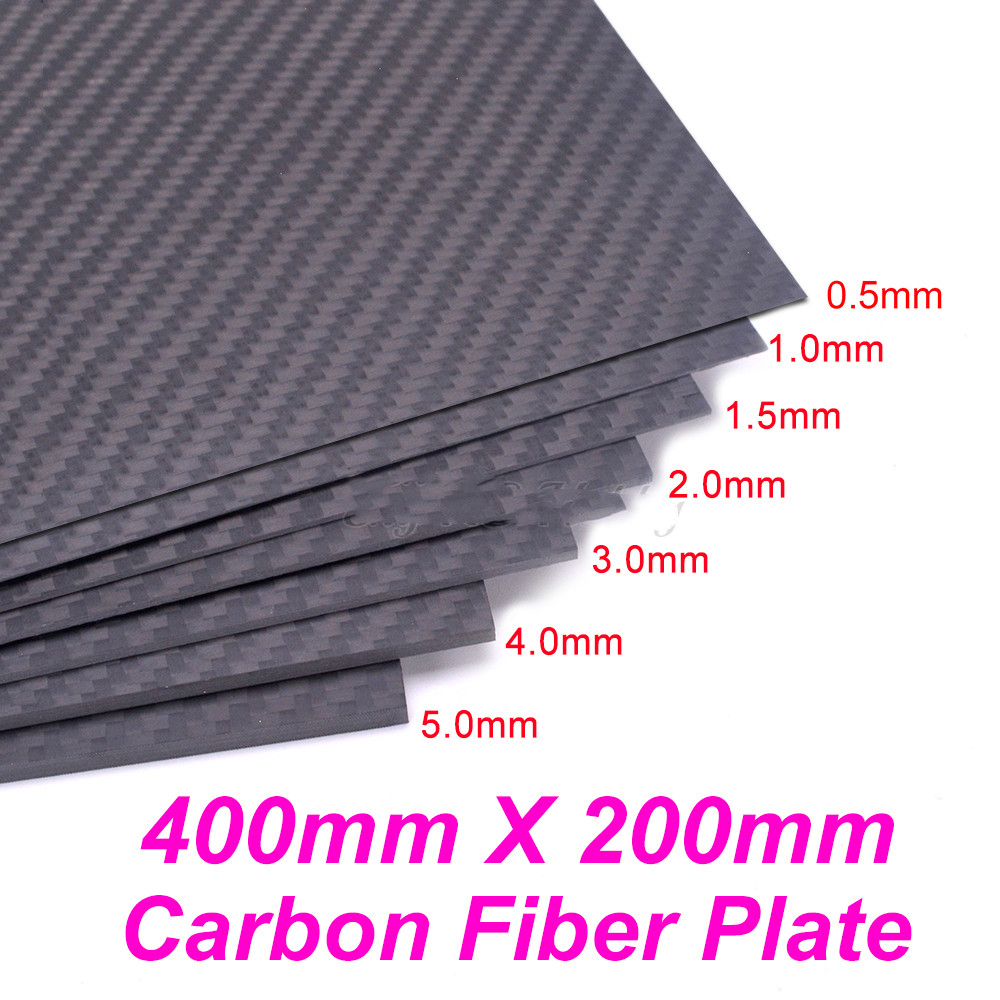 Carbon Fiber Plate Carbon Fiber Twill 1k Matte 3