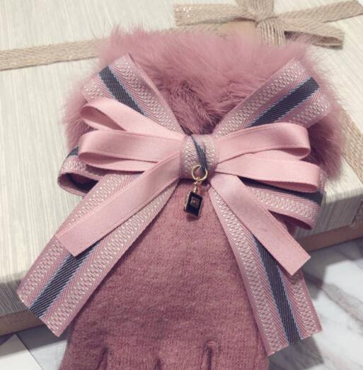 Cute Warm Touch Screen Thickened Warm Finger Gloves