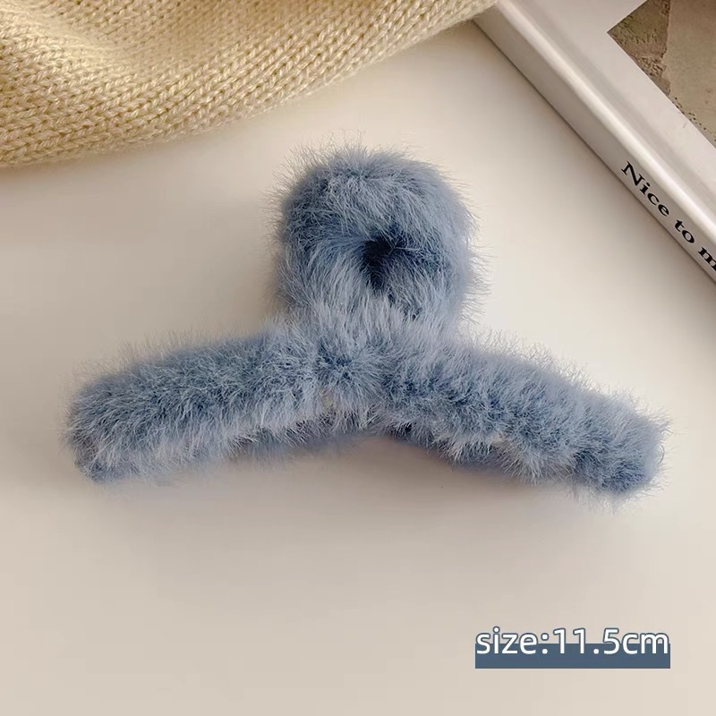 Large Plush Gripper With Elegant Temperament Blue - Shop at LoveMi