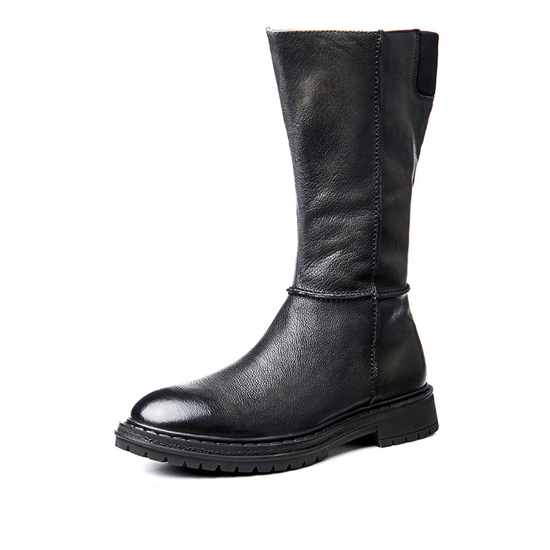 Men's Vintage Handmade Thick Sole Leather Boots