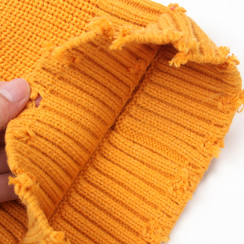 Korean Style All-match Female Cute Pullover Hat Knitted Hat