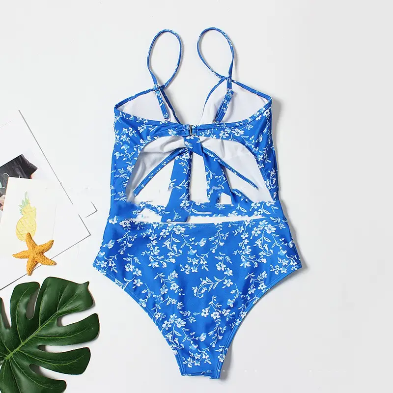 Women's Fashionable Printed One-piece Swimsuit