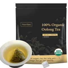 Detox Cleanse Tea Natural Herbal Tea Bags Oolong Leaf For Lung Cleanse Congestion Relief Herbal Detox Caffeine-Free Non-GMO Organic For Gut Health ... - View 1