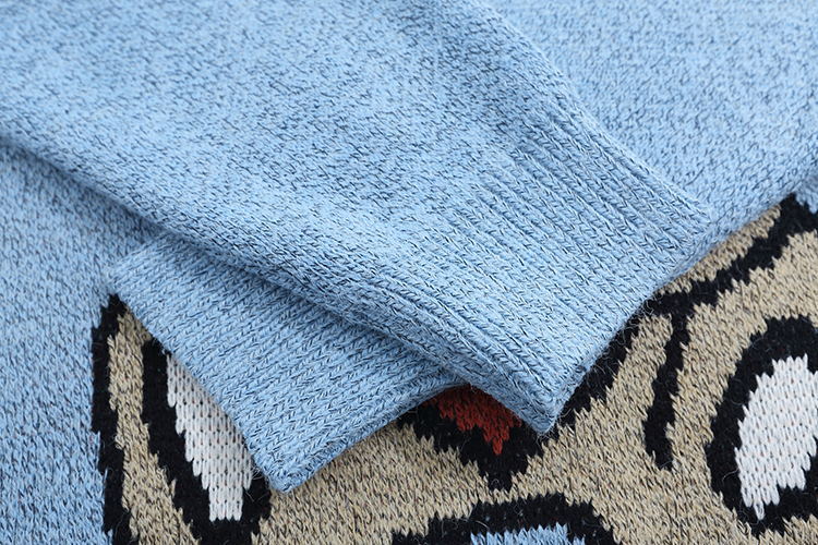 Lovers Wear Casual Bear Love Round Neck Sweater