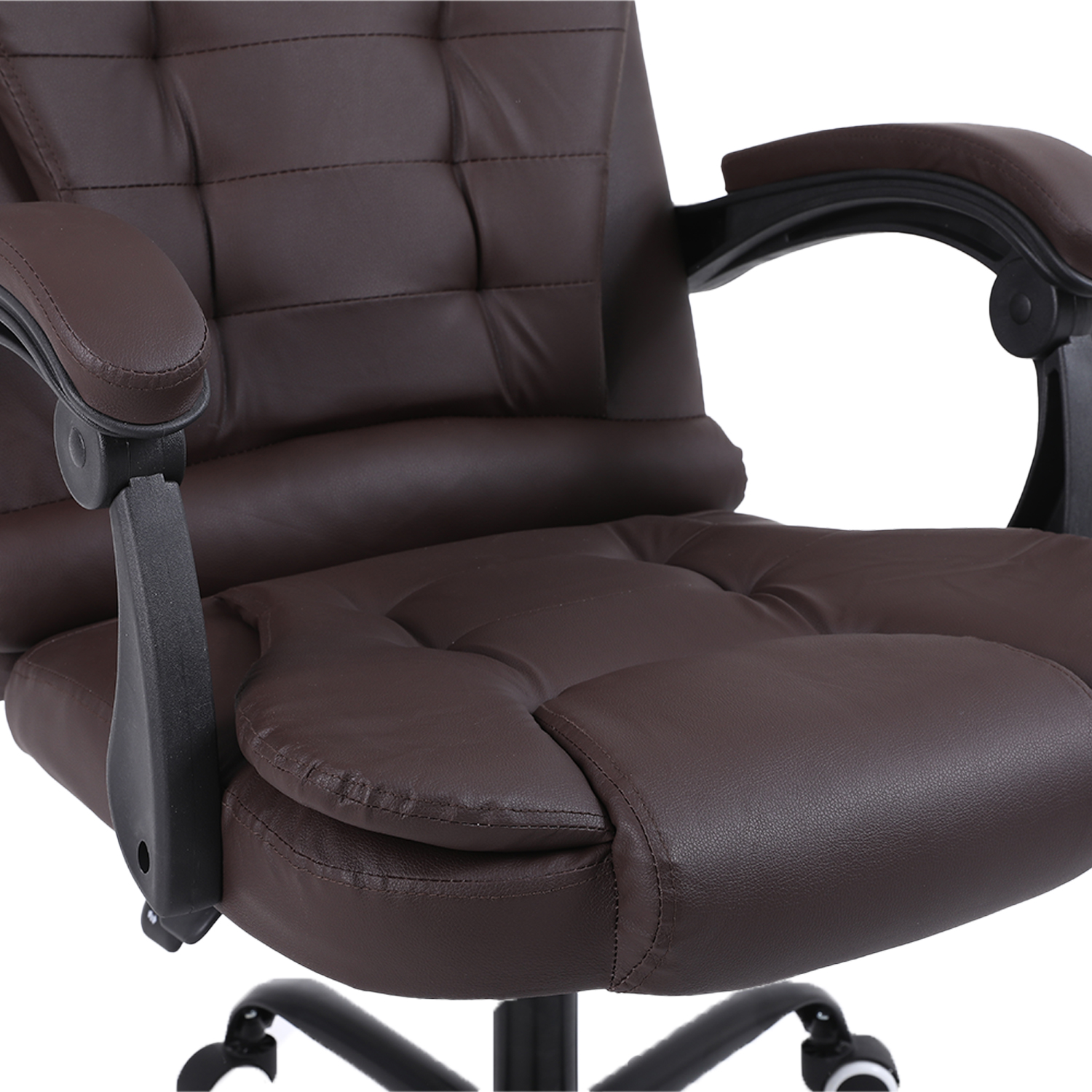 Ergonomic Executive Office Chair,Faux Leather,Adjustable Height 45-55cm — image 3