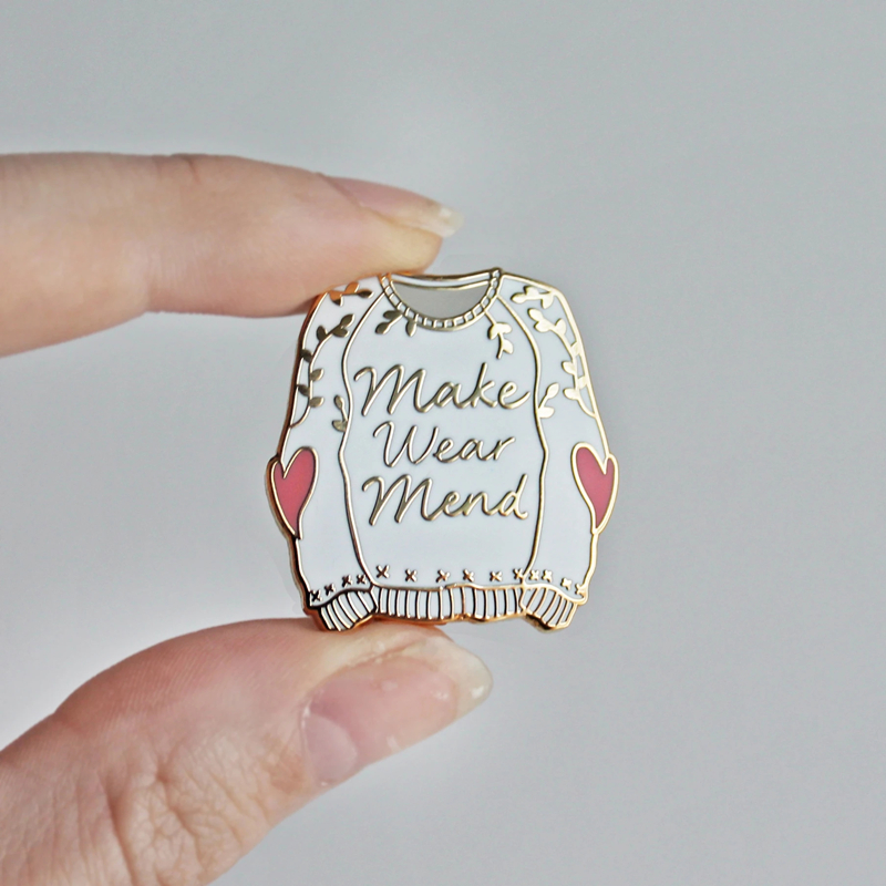 New Creative Sweater Patching Knitting Craft Badge — view 4