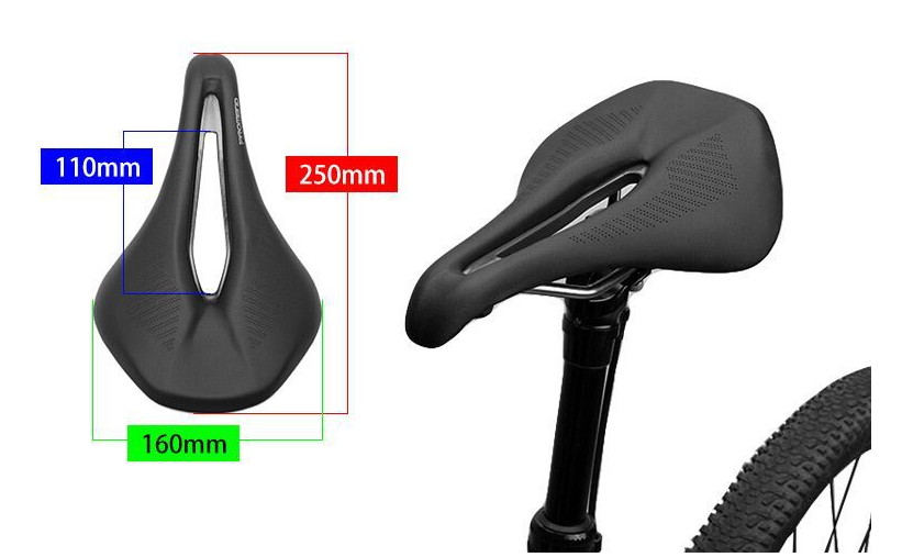 Title 1, Road Bicycle Seat Hollow Cushion, ergonomic des...