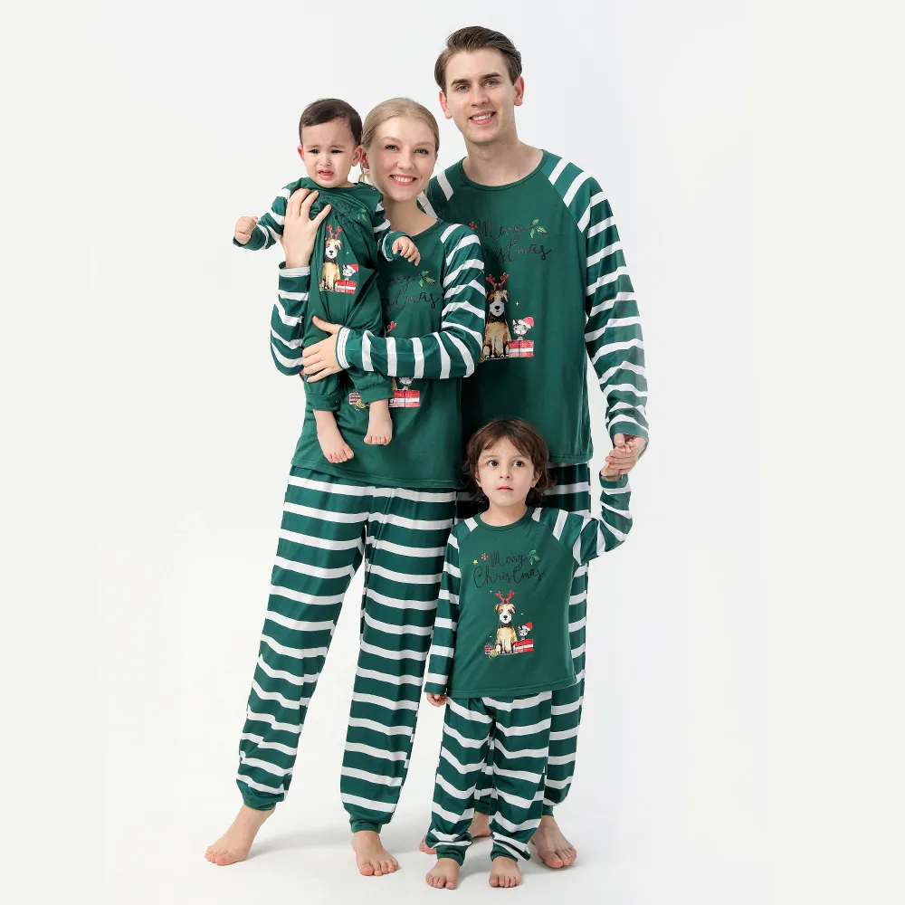 Family Christmas Parent-child Printed Pajamas Set