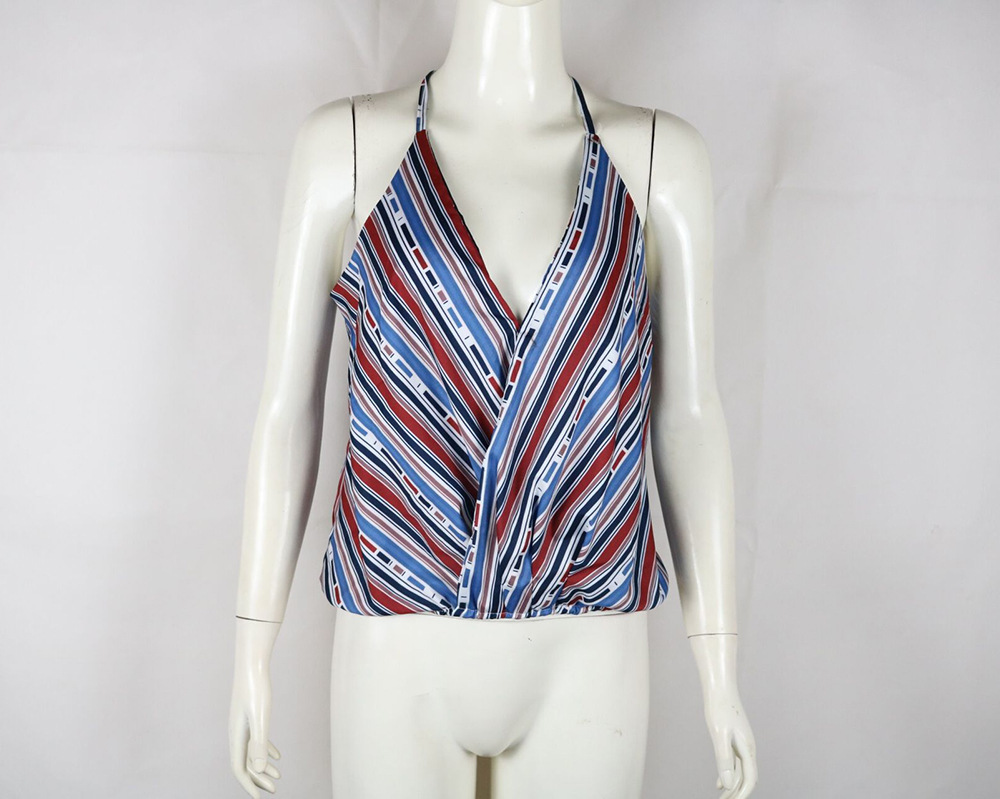 Title 3, New Contrast Color Striped Camisole Top