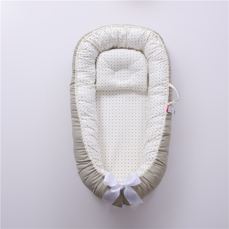 Bionic Baby Nest Pillow – Soft, Breathable Infant Lounger Crib