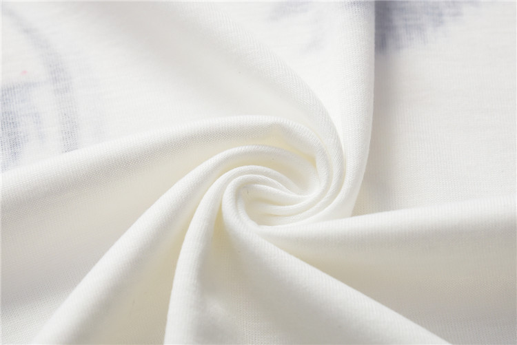 Beauty Eyes Print Short Sleeve Loose