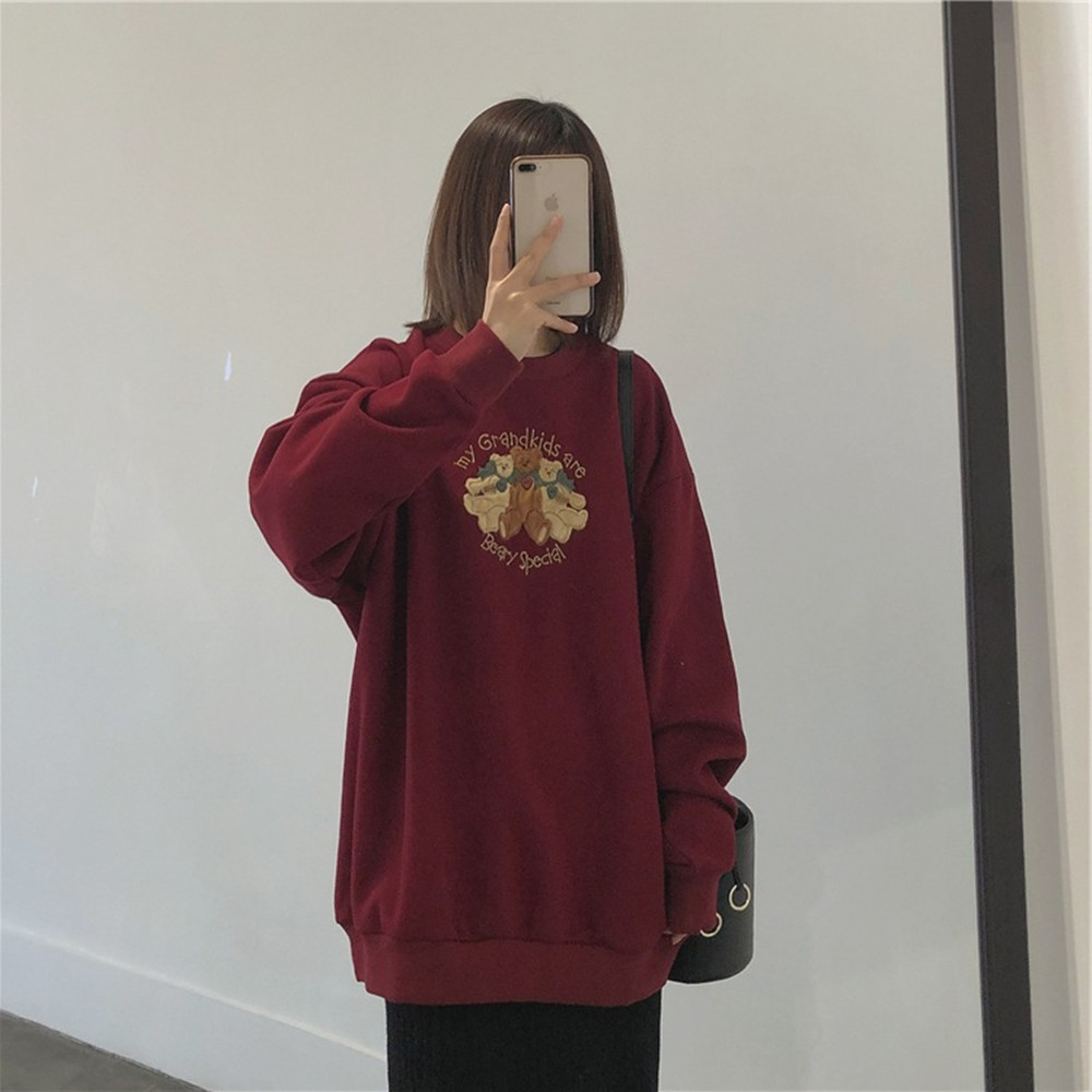 Women's Vintage Fleece Fleece Sweater With Vintage Feel