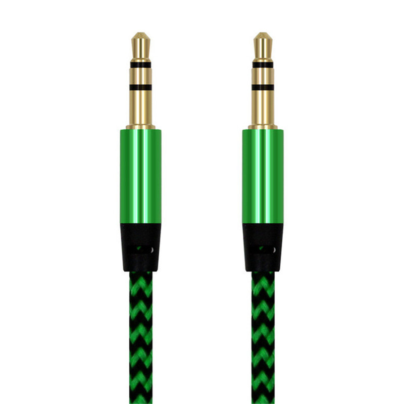 Title 1, Aluminum Alloy Male to Male Audio Cable deliver...