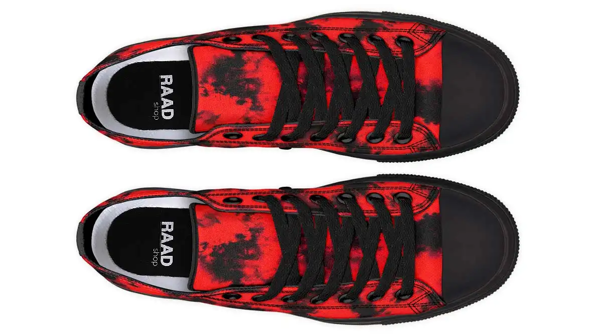 Fashion Print Couple Low-Top Canvas Shoes