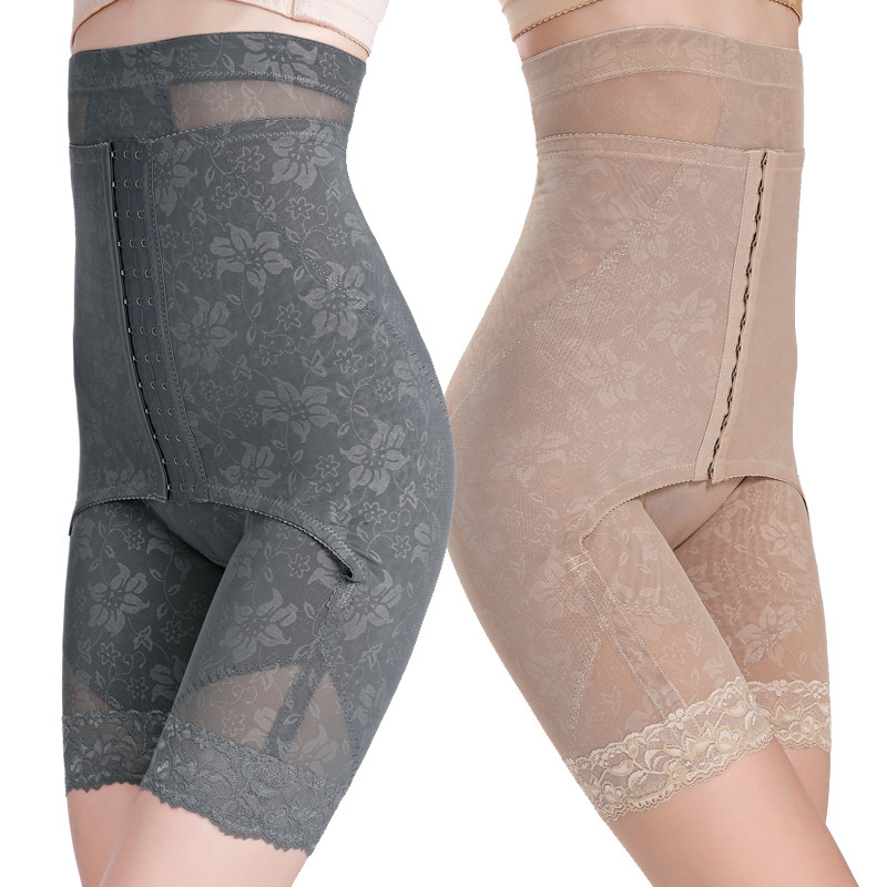 Title 6, Body-sculpting flat-leg corset pants