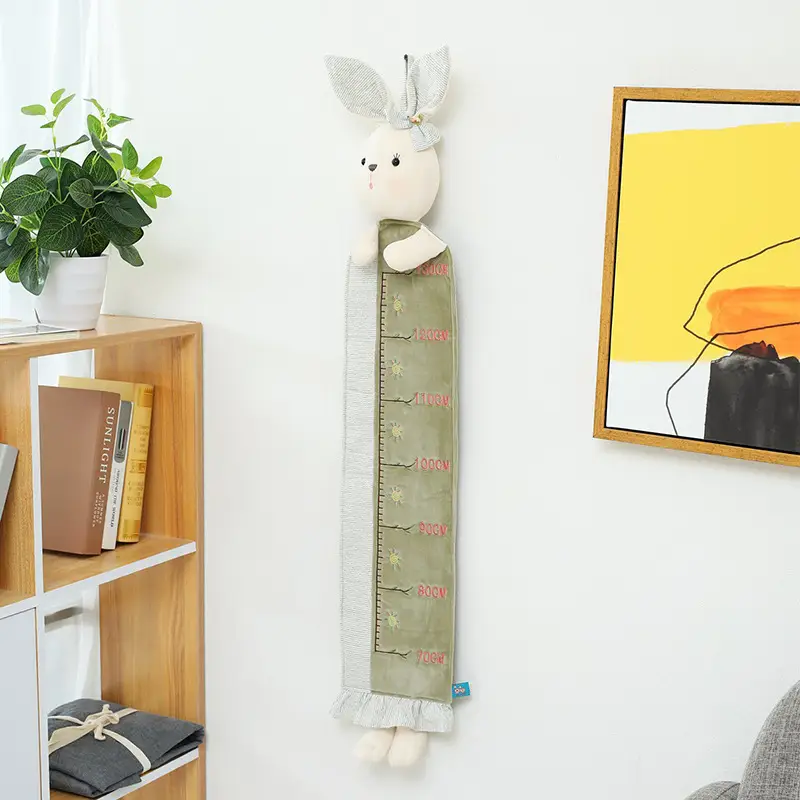 Cute Stuffed Toy Rabbit Height Rod For Children