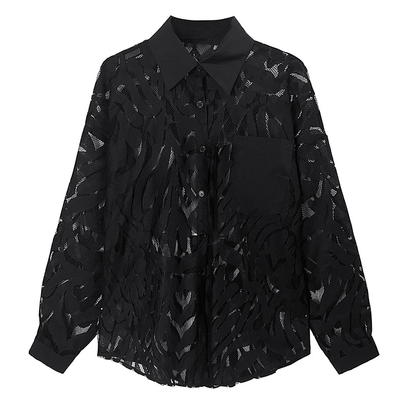 Title 4, Camisa Yamamoto Dark Style Transparente De Enca...