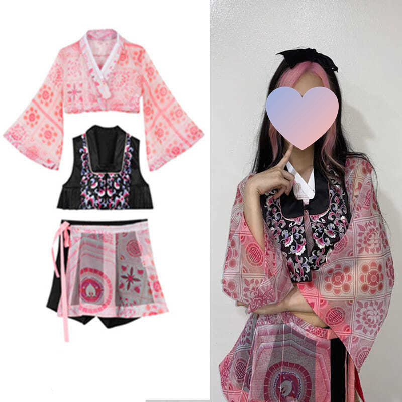 Women's Dance Costume Embroidered Skirt Set