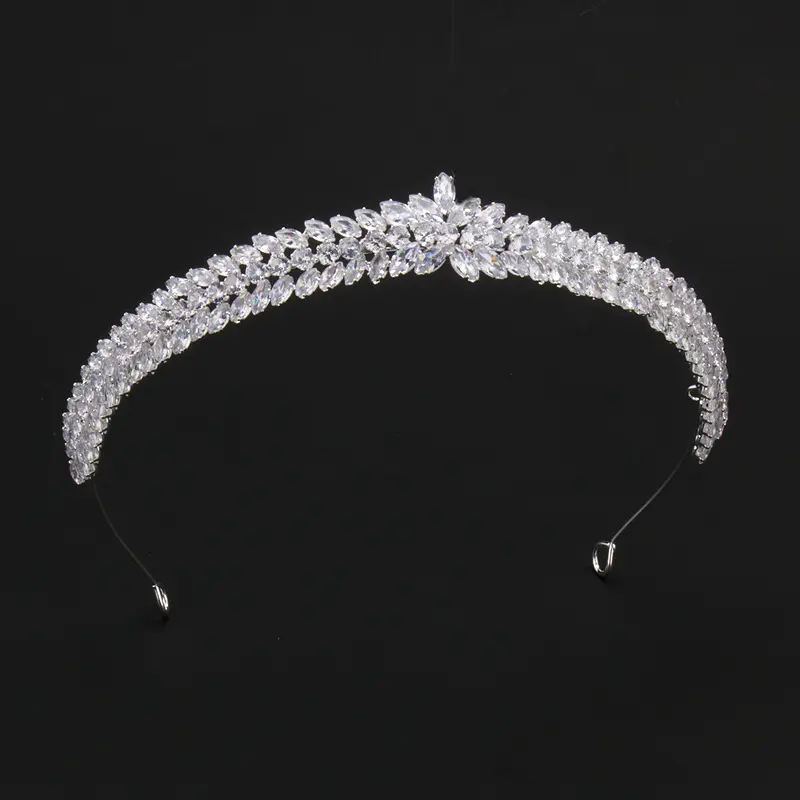 Zircon Crown Wedding Dress Bride Jewelry