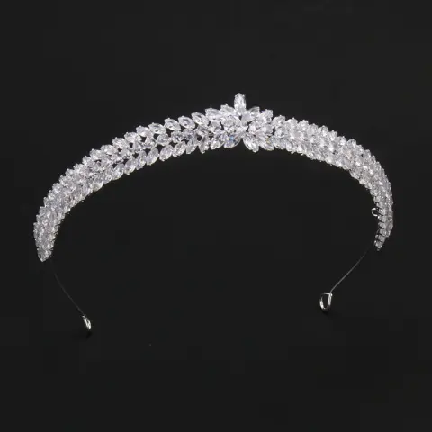 Zircon Crown Wedding Dress Bride Jewelry