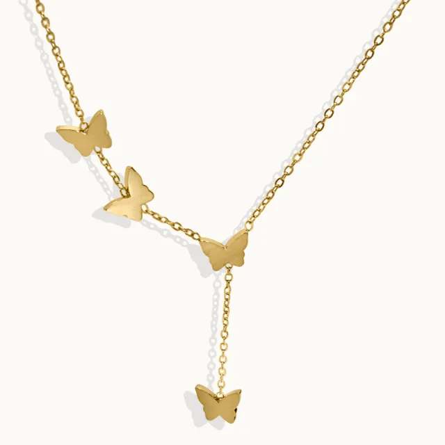 Lxalry 18K Gold Plated Celestial Necklace Butterfly Heart Charm Stainless Steel Jewelry Skin Safe Hypoallergenic Gift For Women Wife Mom Romantic E... Hwcnjhd38 - Shop at LoveMi